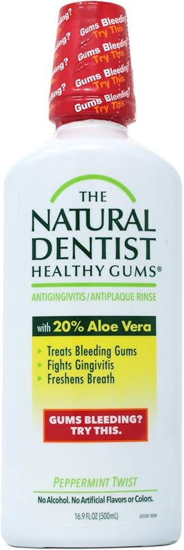 The Natural Dentist Antigingivitis Mouthwash Peppermint